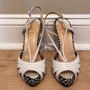 Christian Louboutin sling back